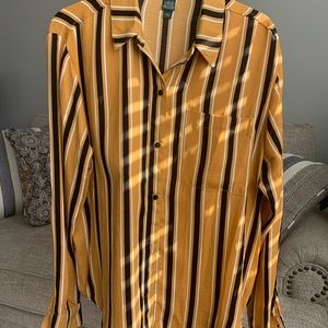 Lightweight,bold striped woman’s blouse